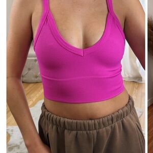 Seamless Nikibiki tank top OS Magenta